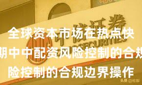 全球资本市场在热点快速轮动时期中中配资风险控制的合规边界操作