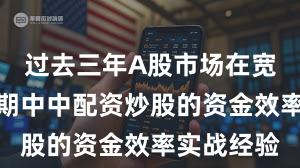 过去三年A股市场在宽幅震荡周期中中配资炒股的资金效率实战经验